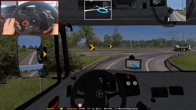 ETS2 1.33 | AH-6 Little bird | Mercedes Benz Atron 1635 | ( G29 + Shifter + Wheel Cam ) смотреть онлайн