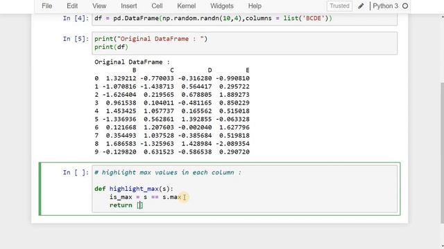 Highlighting the Maximum Value of each Column in Pandas | Pandas Styles Tutorials 03 смотреть онлайн
