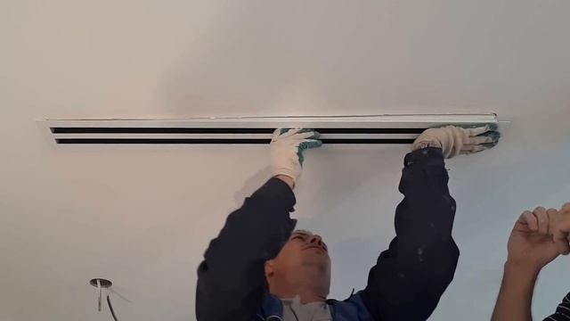 Установка декоративных накладок на воздуховоды кондиционера смотреть онлайн