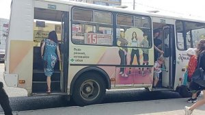 два автобуса Паз 32054 маршруты:17а,15