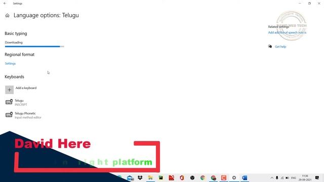 Telugu typing google input tools - convert your English text in telugu while typing//David Web Tech смотреть онлайн