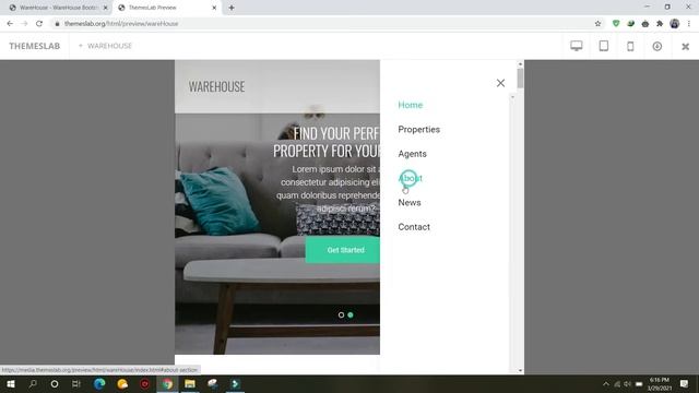 Warehouse: WareHouse Bootstrap HTML template смотреть онлайн
