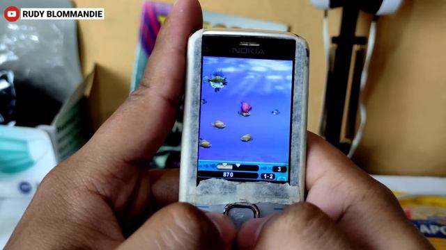 Symbian OS Nokia C5.00 | Seru Main Game Feeding Frenzy | nostalgic playing Feeding Frenzy Java game смотреть онлайн