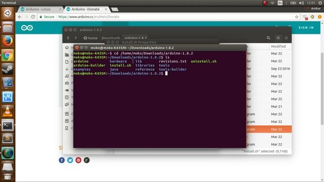 Install Arduino IDE on Ubuntu 16.04 from terminal смотреть онлайн