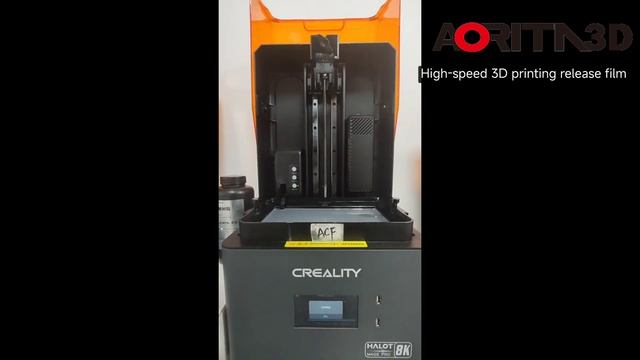 Test ACF High-speed Film On Next Level Desktop Resin Printer-Creality Halot Mage Pro
