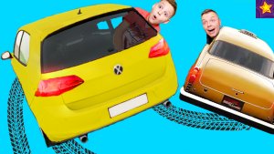 Машинки ГОНКИ в Городе на ФОЛЬКСВАГЕНЕ !!! Сможет ли ИГОРЬ победить в ЗАЕЗДАХ