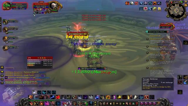 WoW druid tanking 5.0.4 смотреть онлайн