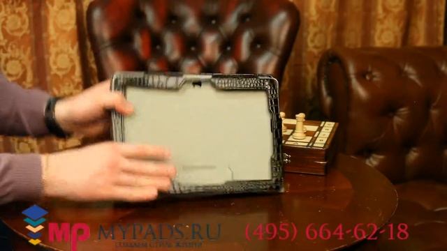 Чехол-книжка для Asus MeMO Pad FHD 10 ME302KL LTE кожа крокодила черный смотреть онлайн