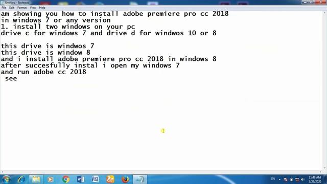 Install Adobe Premiere Pro CC 2018 in Windows 7 or any uper version смотреть онлайн