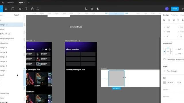 Spotify Home Screen UI Design Tutorial | Figma Tutorial Part 1 | Nyro Film and Design смотреть онлайн