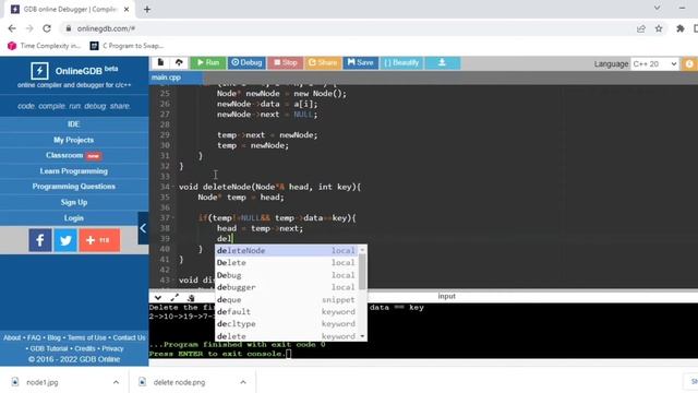 Delete the first node in a linked list with given key C++ || Singly Linked List смотреть онлайн