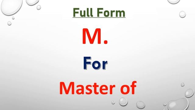 M.S. || Full Form Of M.S. In Degree || M.S. Ka Full Form || смотреть онлайн