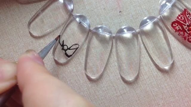 Рисуем простой бант на ногтях( Linochka Li) смотреть онлайн