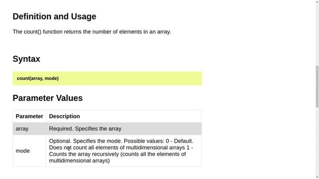 PHP count() Function in English Part - 12 смотреть онлайн