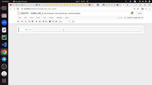 How to create RDD on PySpark using Jupyter Notebook in Tamil(தமிழ்) |Part 6.1|DMT | DataMaking Tami смотреть онлайн