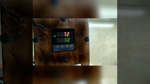 Термоконтроллер  REX-C100FK02-V*AN в самодельном корпусе, небольшой тест.