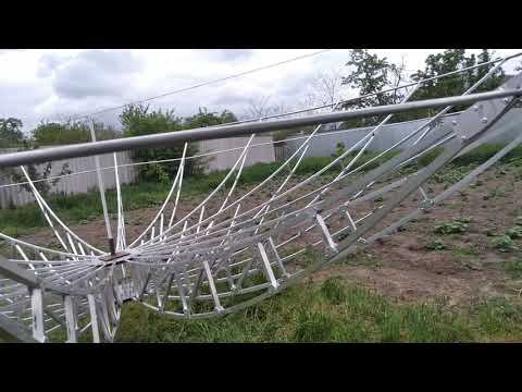 5m dish for 1296 Mhz home made RW6HM (part 2)