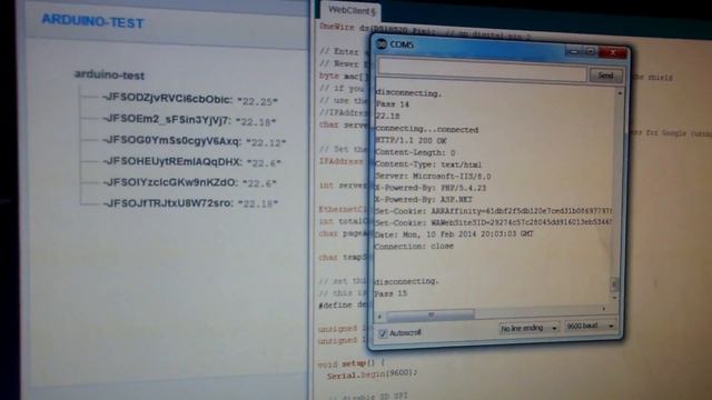 Arduino connected to Firebase смотреть онлайн