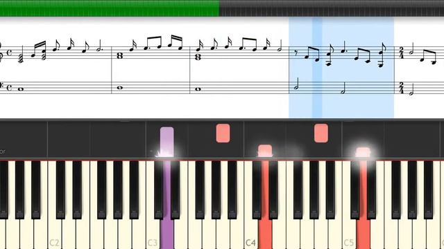 Scorpions - Wind Of Change - Piano Tutorial by Amadeus (Synthesia) [Sheets] смотреть онлайн