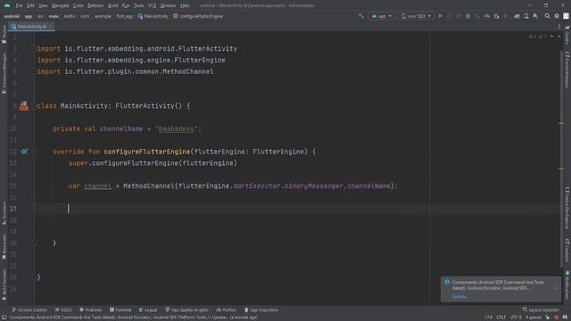 How to Call Native Code From Flutter App | Flutter MethodChannel | Android Native Code | Flutter 3. смотреть онлайн