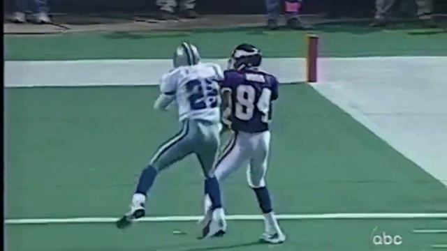 Jeff George TD Bomb to Randy Moss vs Dallas 1999 смотреть онлайн