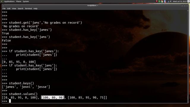 08 - Dictionaries смотреть онлайн