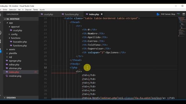 05.- CRUD con PHP MySQLi y JQuery — Mostrar registros смотреть онлайн