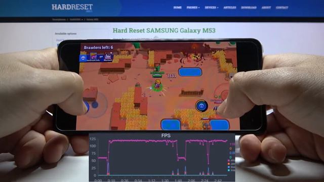 Samsung 🪐 M53 - Brawl Stars | FPS GRAPH | Gaming Test | Super AMOLED Plus, 120Hz смотреть онлайн