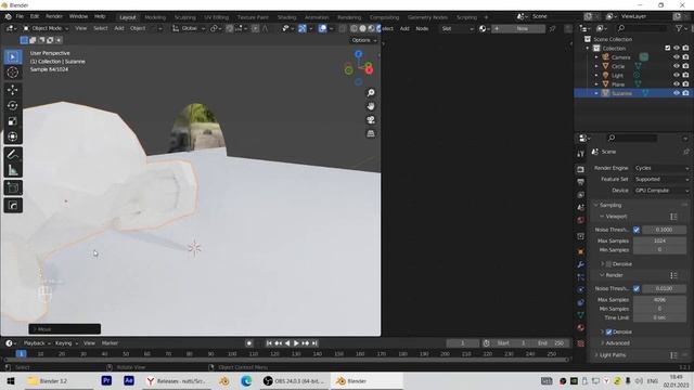 Как создать Зеркало ? Mirror Blender 3d Tutorial смотреть онлайн