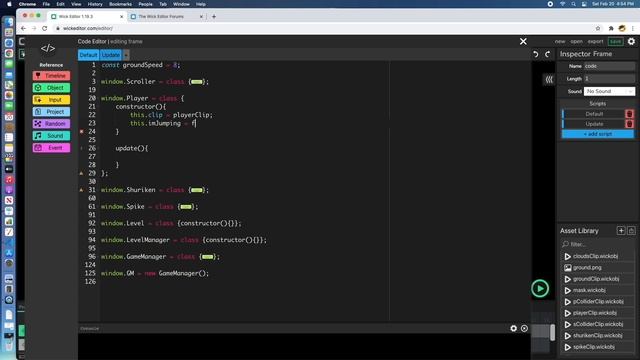 Ep11: Wick-Editor - Building your First Runner Game смотреть онлайн