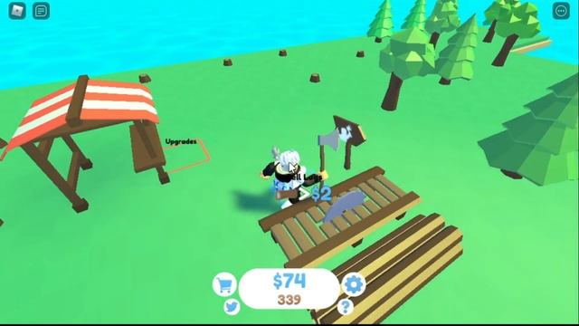 Симулятор лесоруба в Roblox [Update Timber] смотреть онлайн