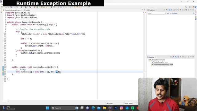 Checked Vs Unchecked Exceptions In Java | Compile Time Vs Runtime | Dinesh Technical Cart смотреть онлайн