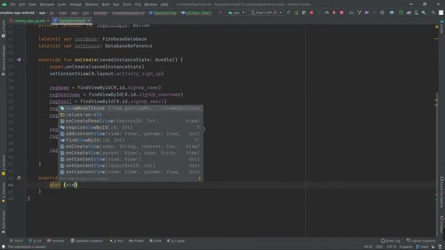 Storing user data in the Firebase real time database in Android Studio | Kotlin | Firebase смотреть онлайн