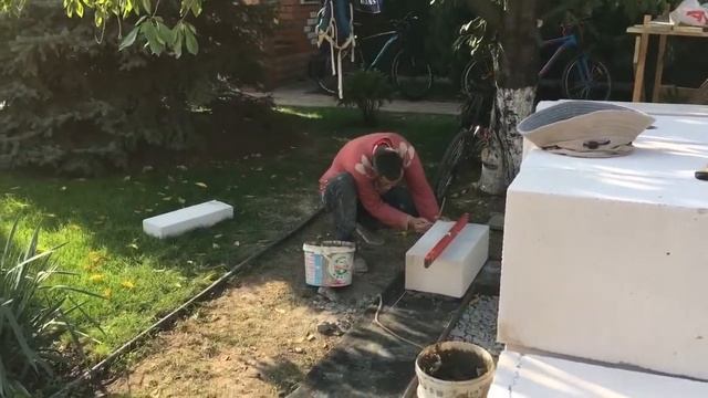 VLOG: Строим гараж из газобетона. смотреть онлайн