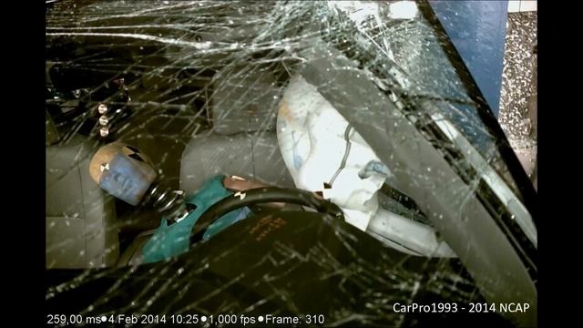 2014-2019 Toyota Highlander / Highlander Hybrid NHTSA Side Pole Crash Test смотреть онлайн
