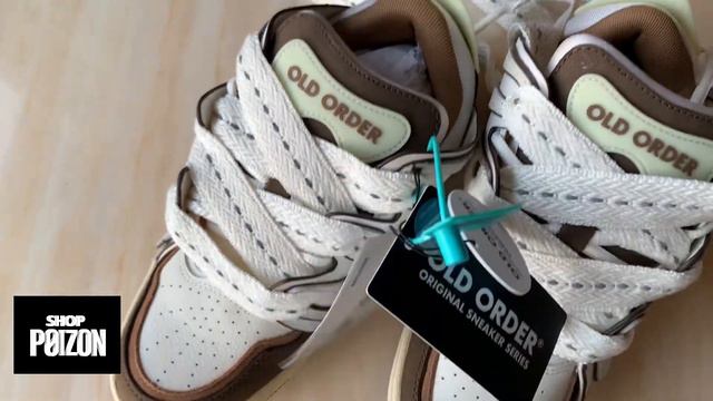 РАСПАКОВКА с POIZON - OLD ORDER Og Sneaker Series Skater 001 ( прямая доставка от производителя) смотреть онлайн