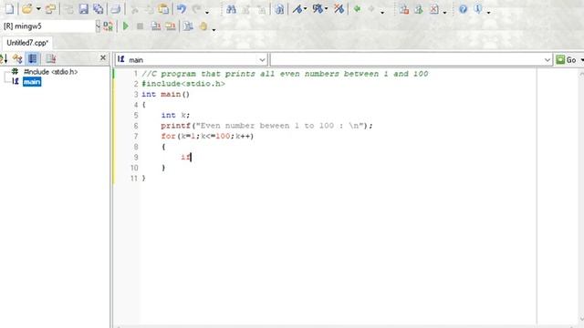 C program that prints all even numbers between 1 and 100 смотреть онлайн
