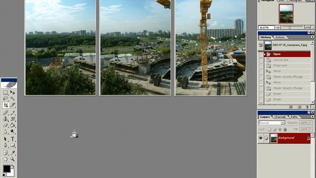 Фотошоп - Изготовление панорамы.