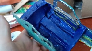 урок по лепке ваз 1111 Ока из пластилина 2 часть!