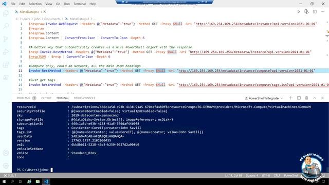 Azure Instance MetaData Service - Find out Azure information from within guest OS! смотреть онлайн