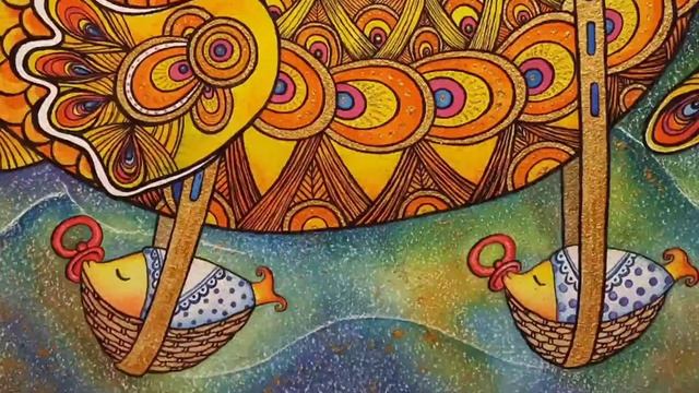 ЗОЛОТАЯ РЫБКА/роспись по штукатурке смотреть онлайн