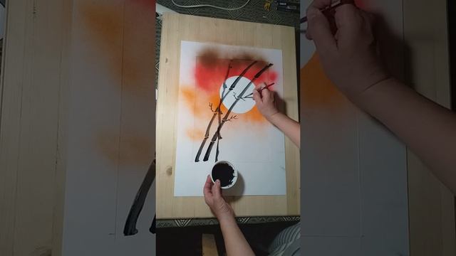 Рисуем бамбук смотреть онлайн