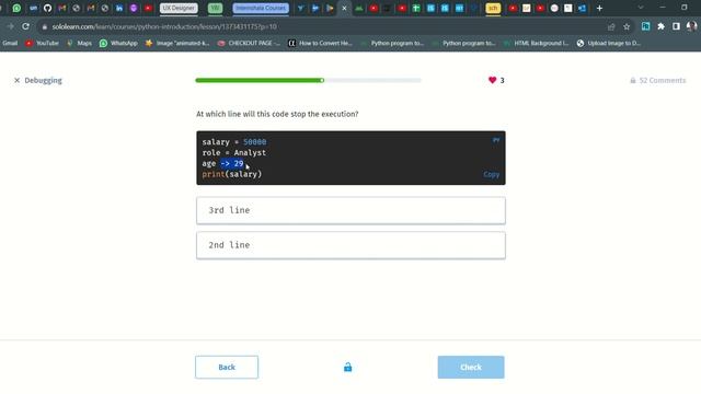 12 Debugging | Introduction to Python | Sololearn смотреть онлайн