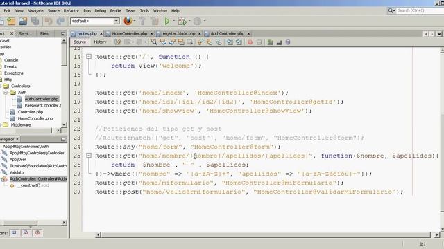8 - Tutorial de Laravel 5 - Artisan migrate y User Register смотреть онлайн