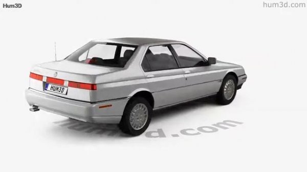 Alfa Romeo 164 LS 1994  3D model by Hum3D.com