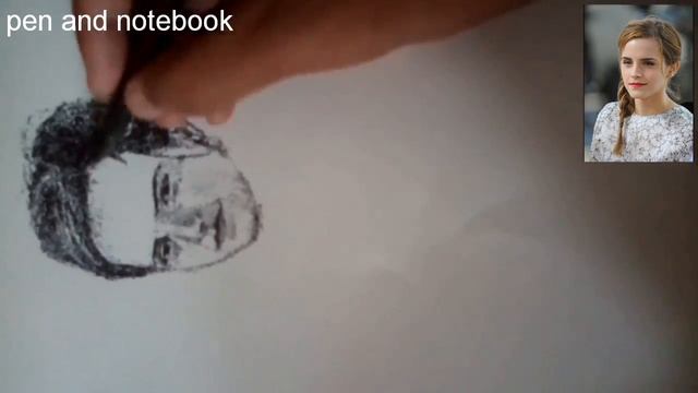 Pen sketch DRAWING BY JUST PLOTTING POINTS ON MY NOTEBOOK