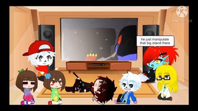 Undertale react to ERROR!SANS VS ERROR!404 with Guest+ смотреть онлайн