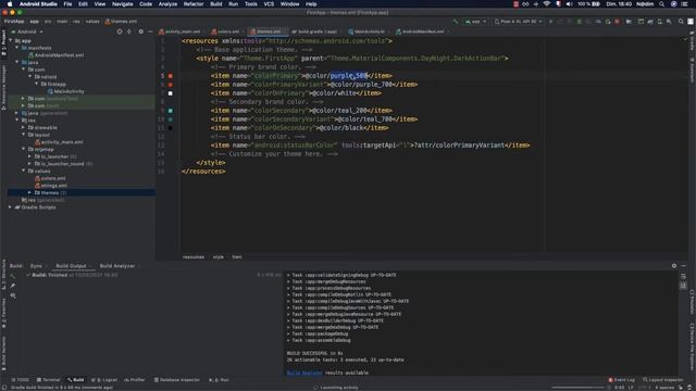 #4 Formation Développeur Android - Personnaliser votre Application. colors.xml et themes.xml смотреть онлайн