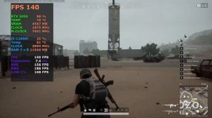 i5-12400f  + RTX 3050  test in pubG | 12400f and 3050 pubg 1080p