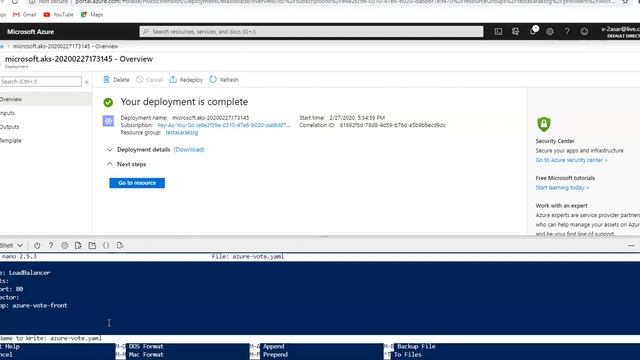 How to Run an Application on Azure Kubernetes Cluster смотреть онлайн